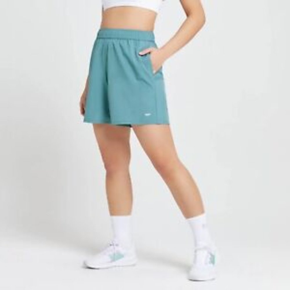 MP Women's Run Life Training Shorts - Stone Blue & White | SIZE XXL | NWT